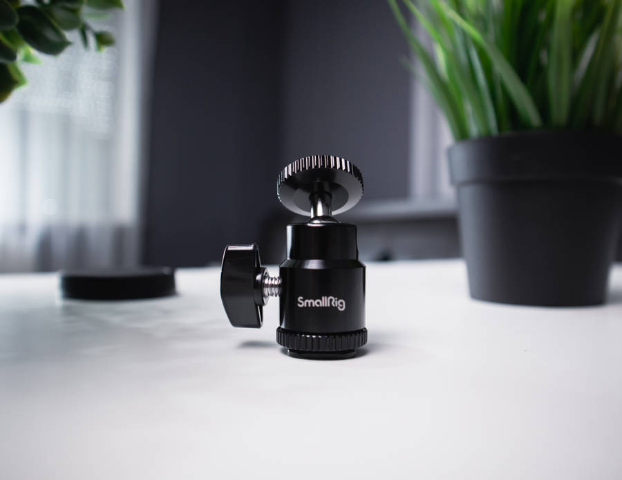 Minimalist Black Webcam Lens Wallpaper