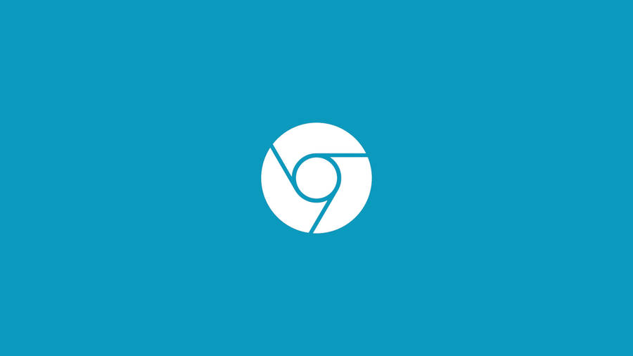 Minimalist Blue Google Chrome Hd Wallpaper