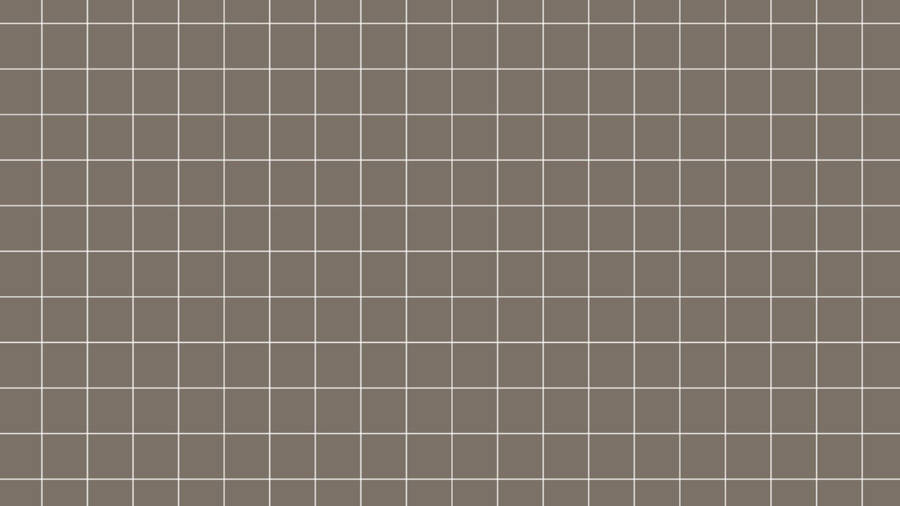 Minimalist Brown Grid Pinterest Aesthetic Wallpaper