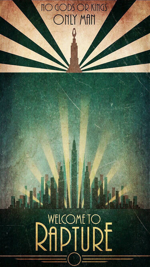 Minimalist Deco Bioshock Rapture Wallpaper