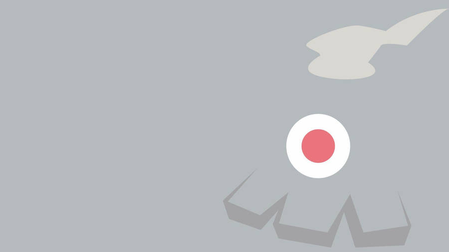 Minimalist Dusclops Face Wallpaper