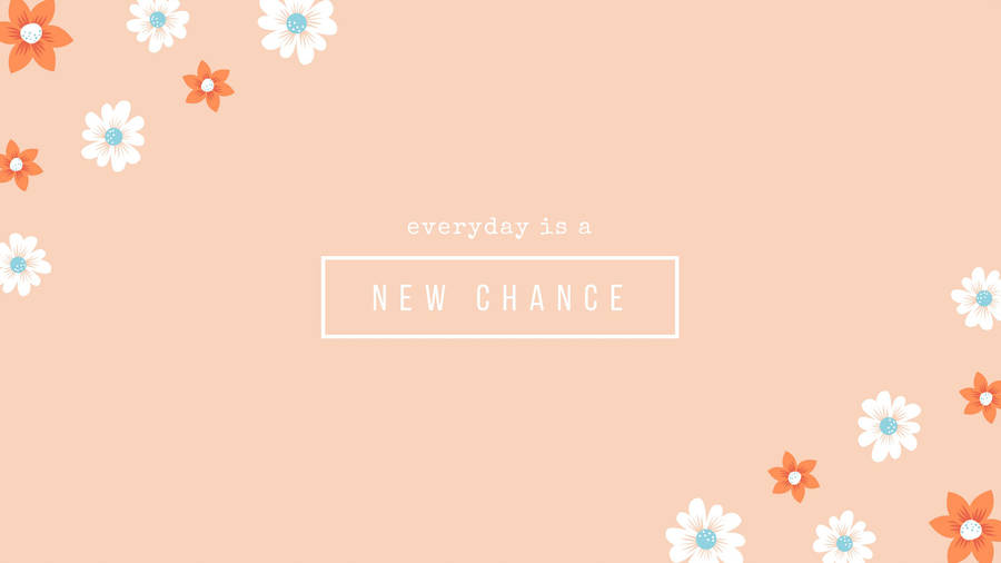 Minimalist Flower Computer New Chance Wallpaper