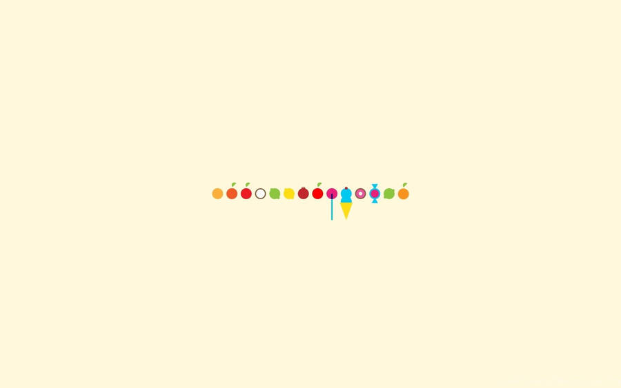 Minimalist Food Pastel Yellow Aesthetic Wallpaper