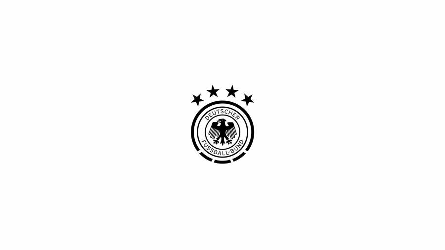 Minimalist Germany National Football Team Logo Wallpaper