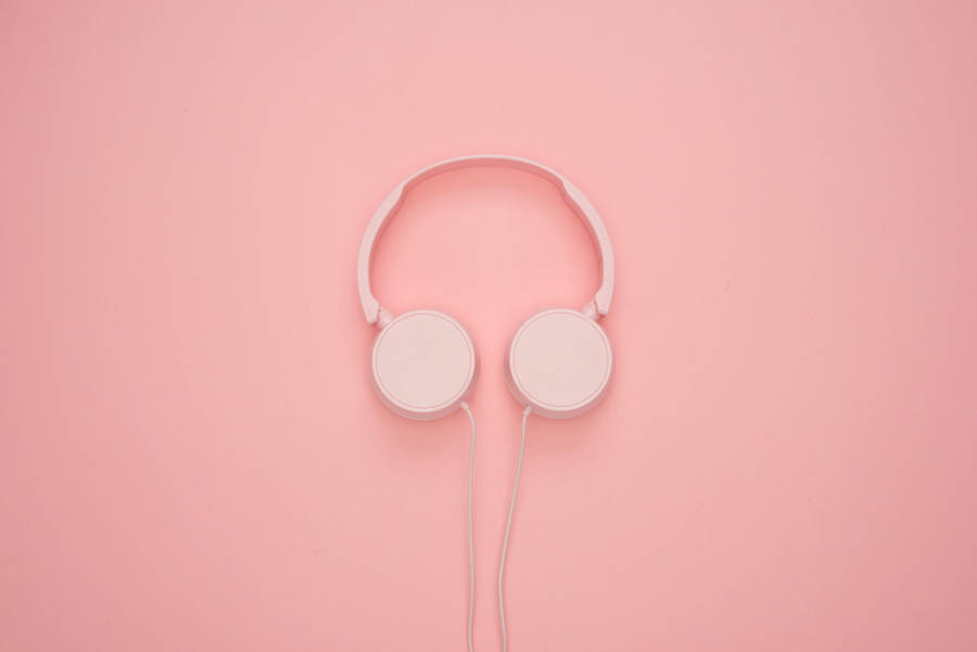 Minimalist Item In Pastel Pink Wallpaper