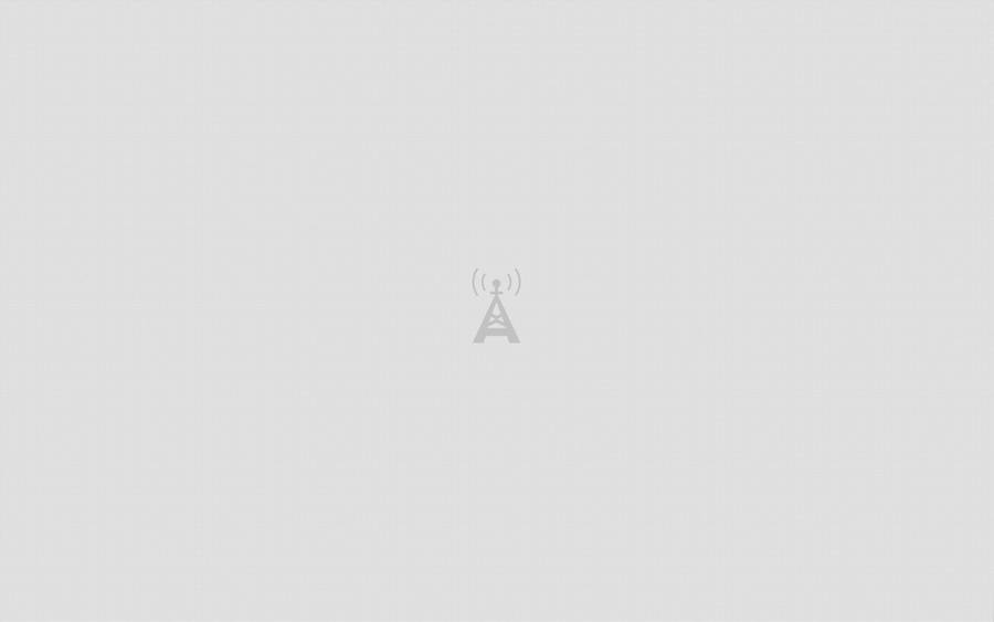 Minimalist Light Gray Antenna Icon Wallpaper