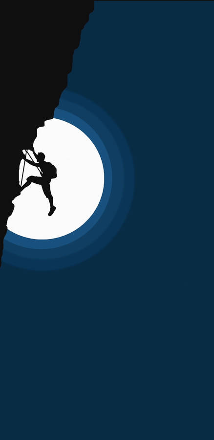 Minimalist Motivational Climbing Wallpaper