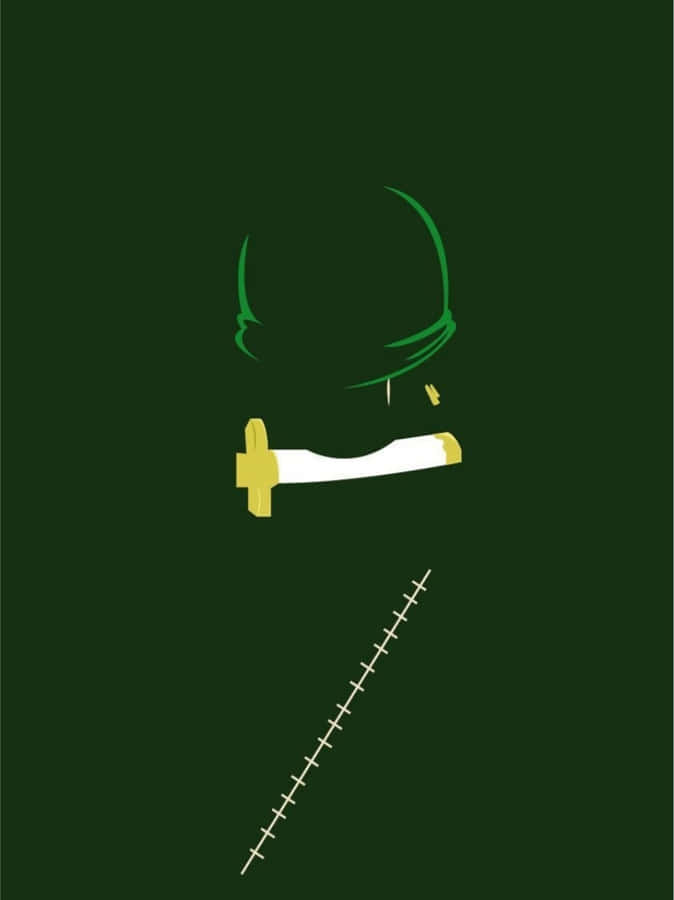 Minimalist One Piece Roronoa Zoro Wallpaper