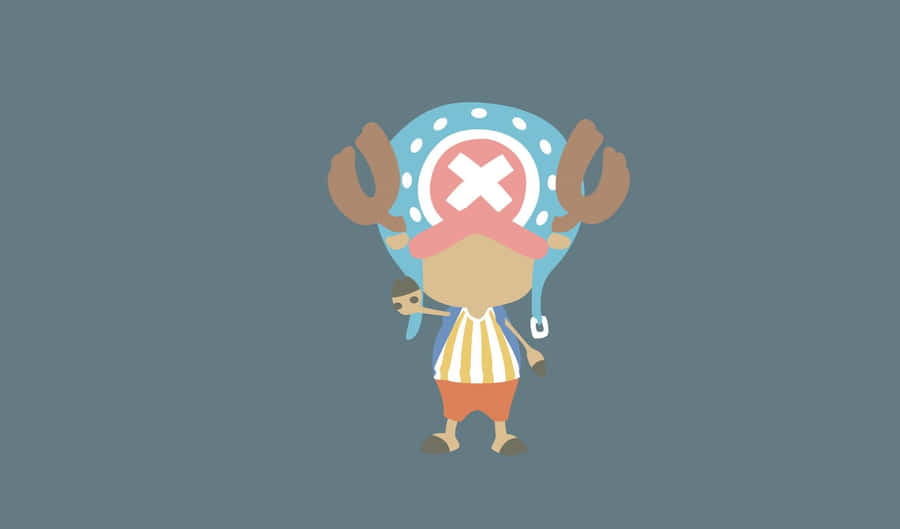 Minimalist One Piece Tony Tony Chopper Wallpaper