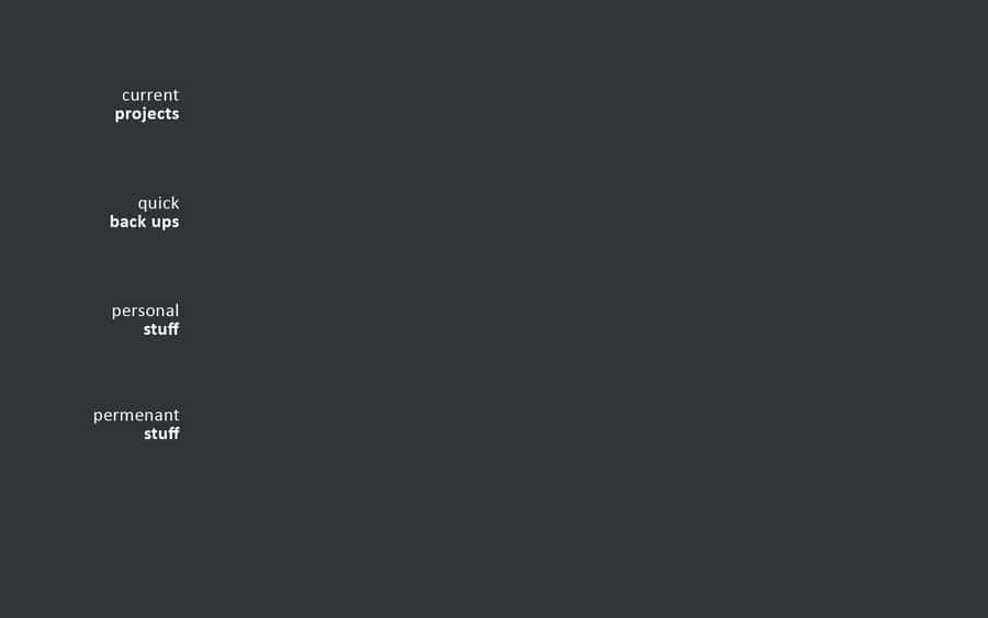 Minimalist Productive Organizer Wallpaper