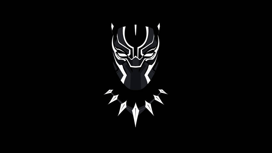 Minimalistic Black Panther 4k Ultra Hd Dark Wallpaper