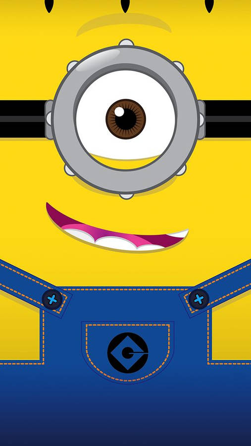 Minion Cute Face Fanart Wallpaper