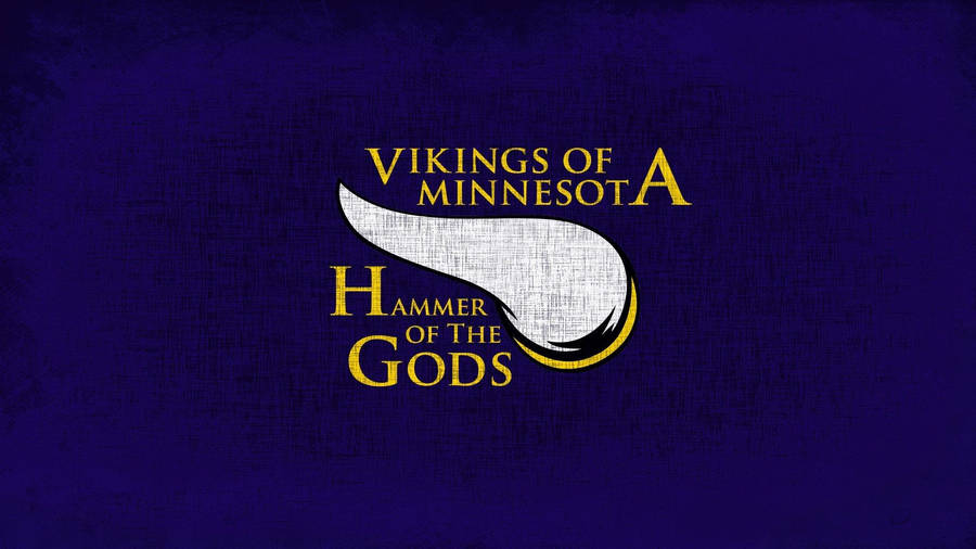 Minnesota Vikings Gods' Hammer Hd Wallpaper