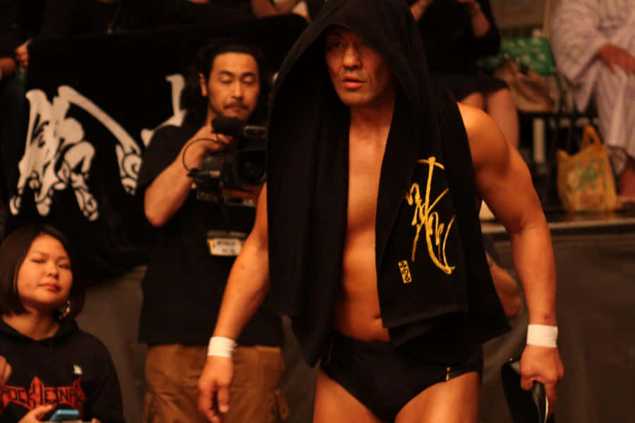 Minoru Suzuki, Celebrated Japanese Pro Wrestler Wallpaper