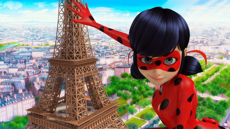 Miraculous Ladybug In Daytime Wallpaper