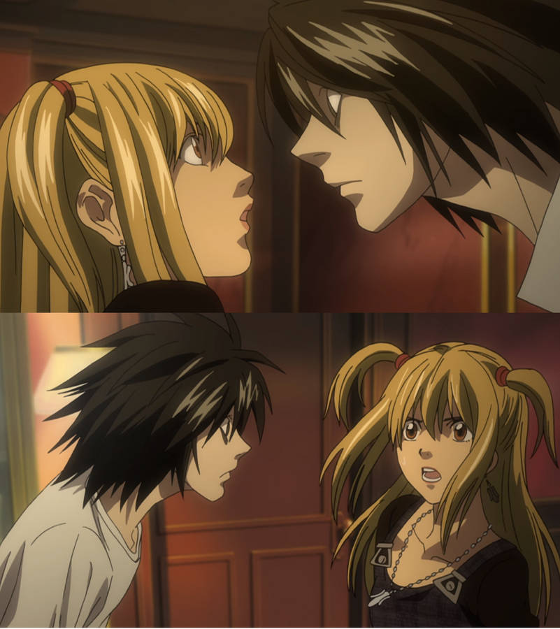 Misa Amane And L Wallpaper