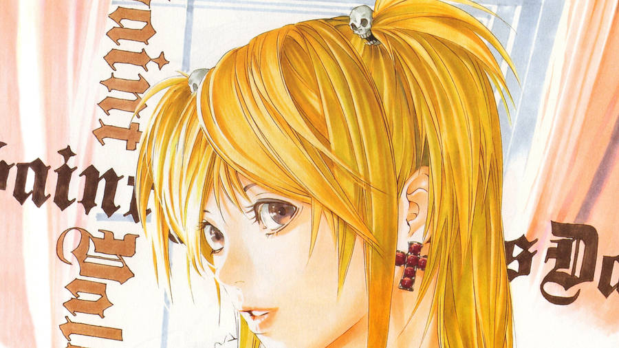 Misa Amane Official Art Wallpaper