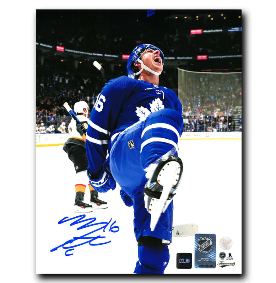 Mitchell Marner Signed Portrait Wallpaper