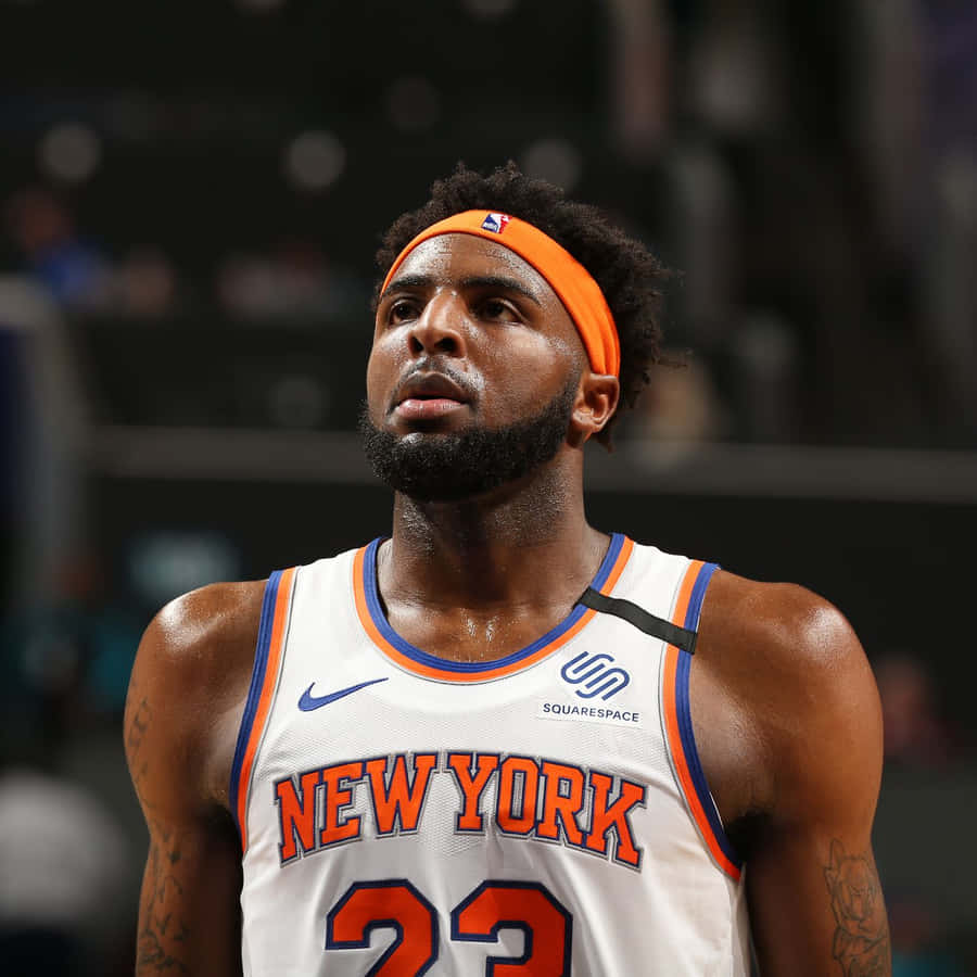 Mitchell Robinson Nba Player New York Knicks Wallpaper