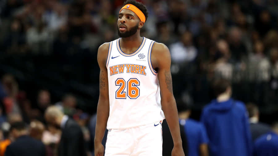 Mitchell Robinson Poster White New York Knicks Jersey Wallpaper