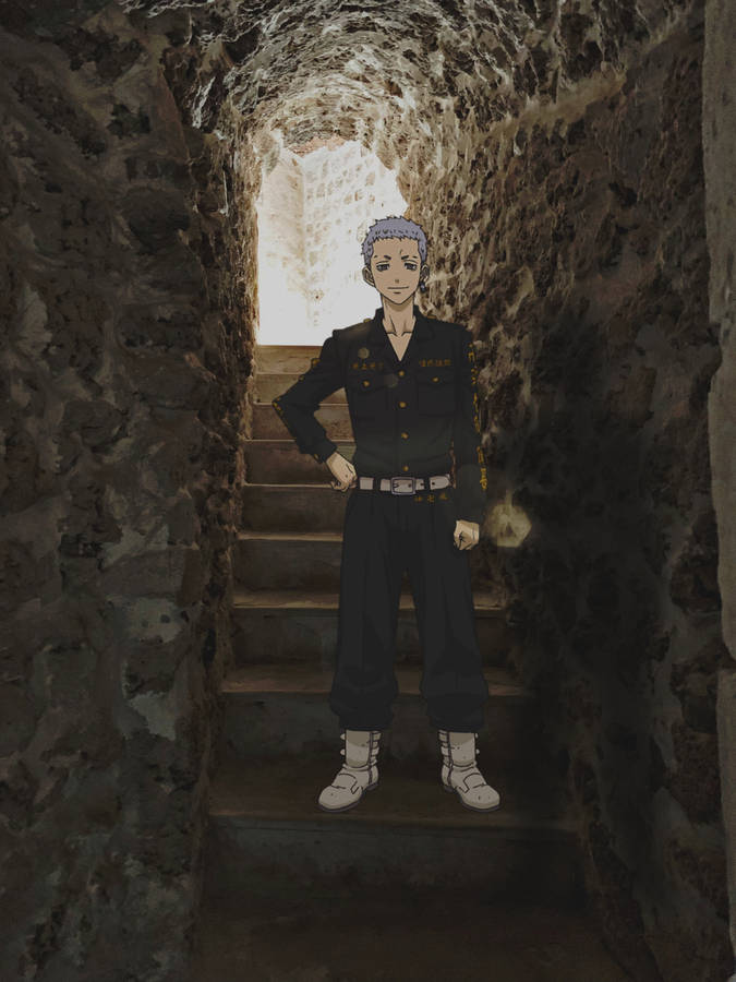 Mitsuya Takashi In Cave Passageway Wallpaper