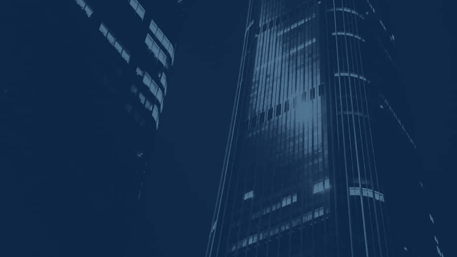 Modern Skyscrapers Night View4 K Wallpaper