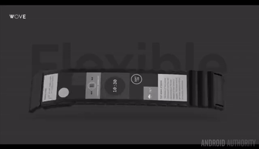 Modern Smartwatch On A Wooden Surface Wallpaper