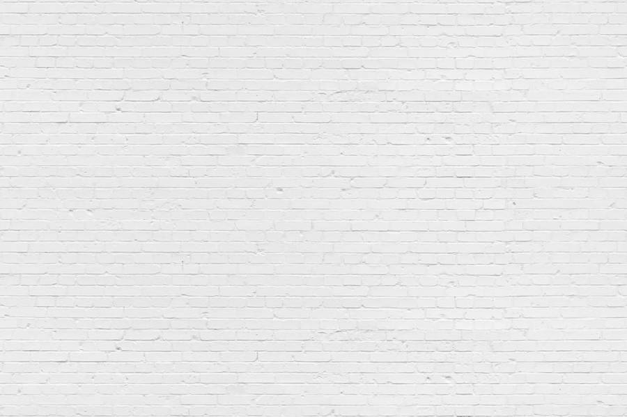 Modern White Brick Wall Wallpaper