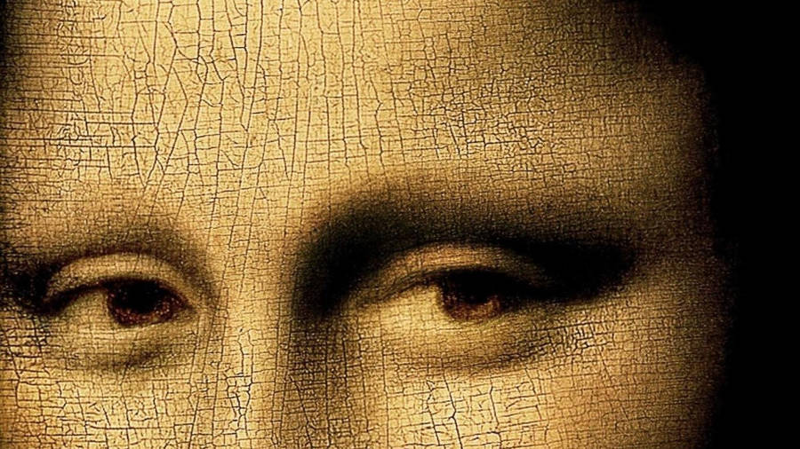 Mona Lisa Mysterious Eyes Wallpaper