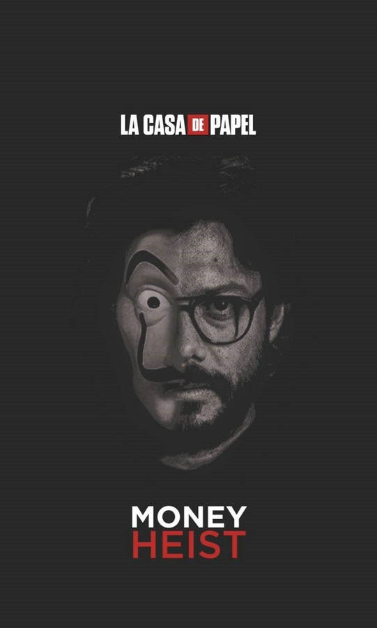 Money Heist Professor Dali Mask Wallpaper