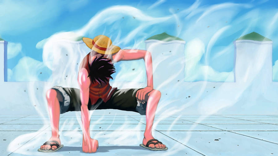 Monkey D Luffy Ground Punch Wallpaper