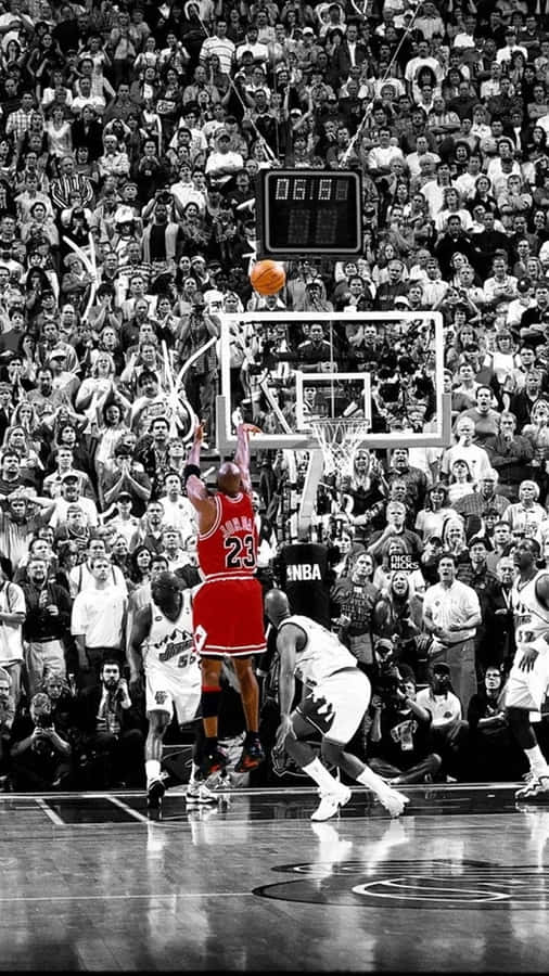 Monochromatic Basketball Michael Jordan Wallpaper