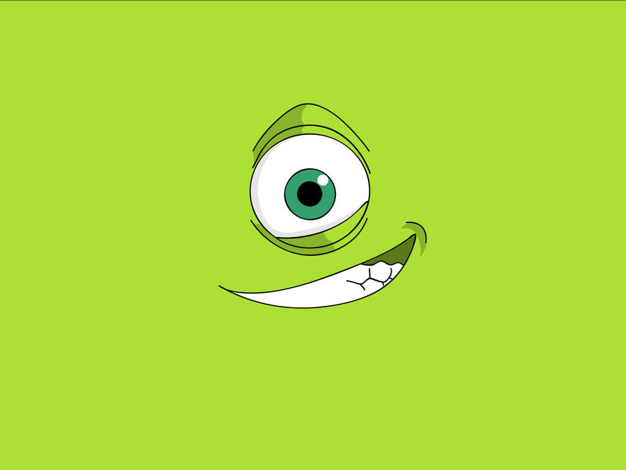 Monsters Inc Mike Wazowski Face Wallpaper