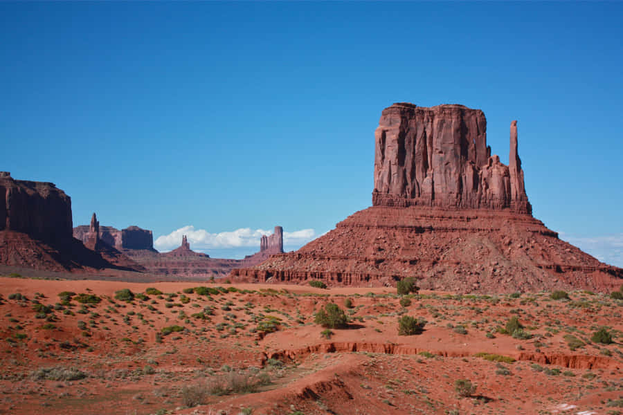 Monument Valley Navajo Tribal Park West Mitten Wallpaper