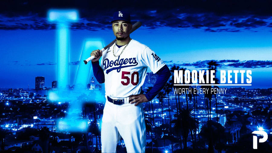 Mookie Betts In La Wallpaper