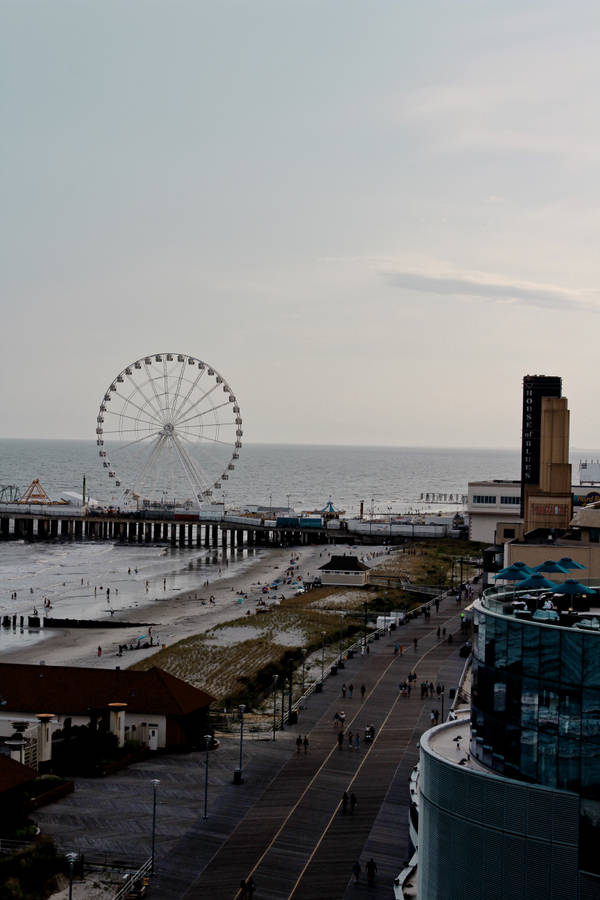 Morning City Cloudy Day Wallpaper