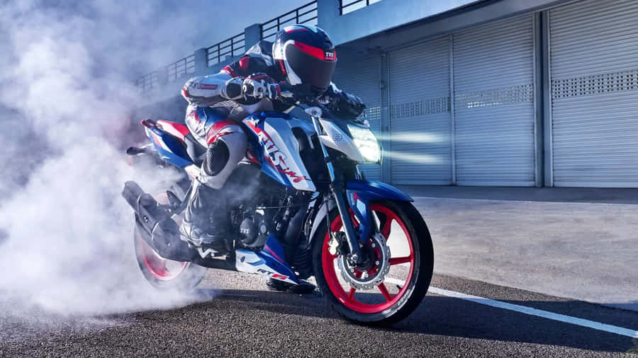 Motorcycle Burnout Performance Wallpaper