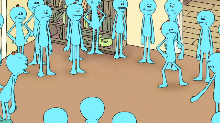 Mr Meeseeks Group Meeting Wallpaper
