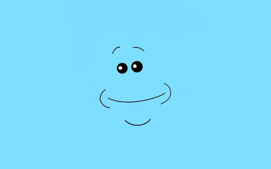 Mr Meeseeks Unhappy Face Wallpaper