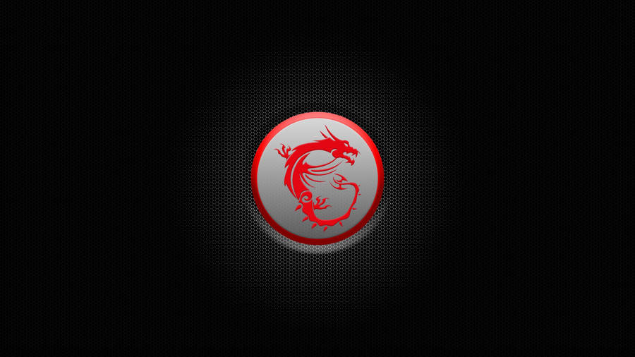 Msi 4k Red Dragon Button Logo Wallpaper