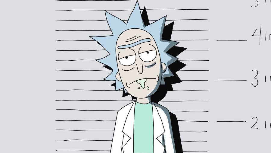 Mugshot Rick And Morty Pc 4k Wallpaper