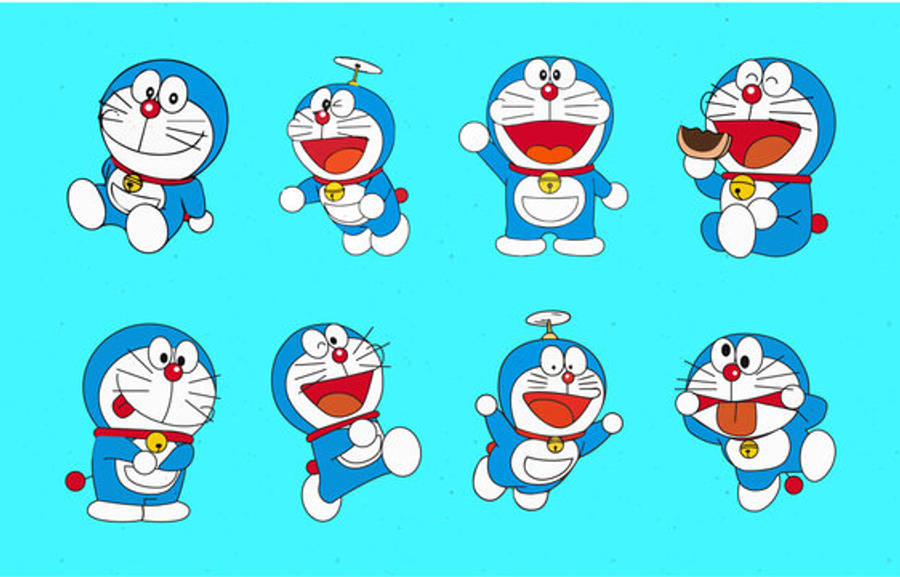 Multiple Doraemon Activities 4k Wallpaper