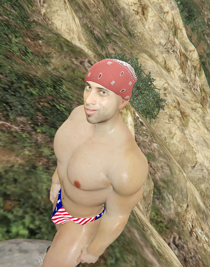 Muscular Body Of Ricardo Milos Wallpaper