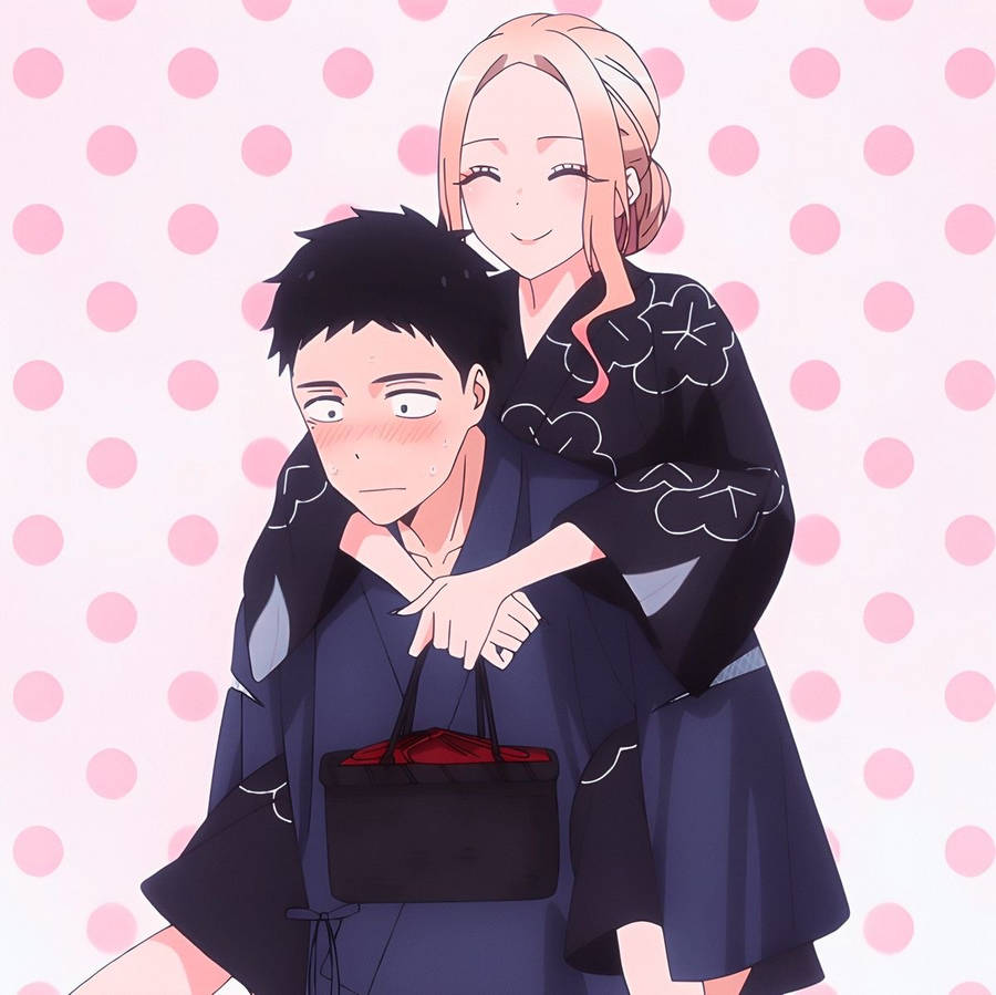 My Dress Up Darling Marin And Wakana Wallpaper