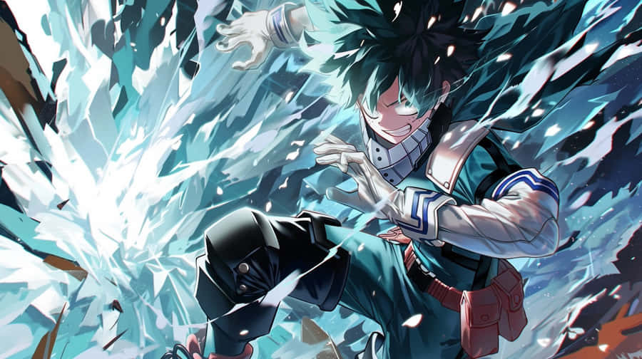 My Hero Academia Izuku Midoriya Power Release Wallpaper