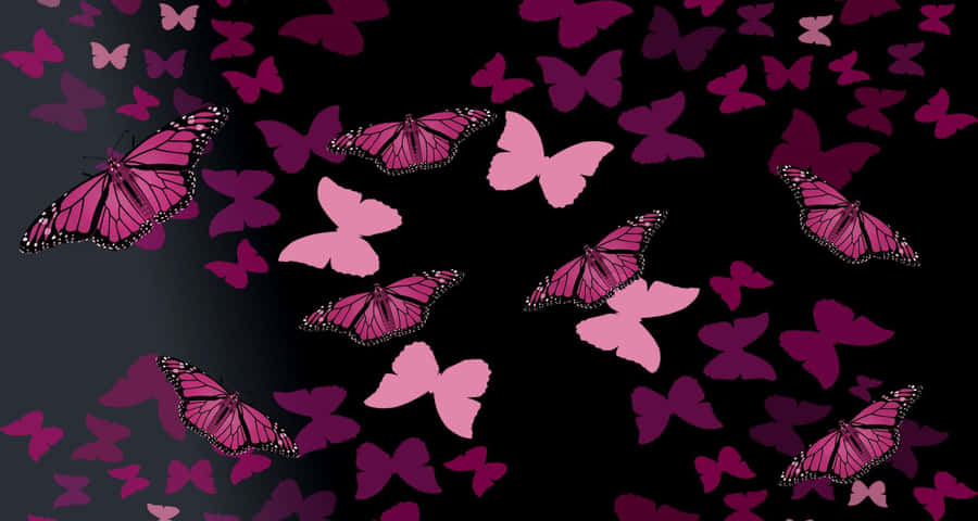 Mysterious Dark Butterfly Wallpaper