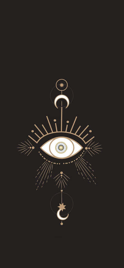 Mystical Evil Eye Iphone Wallpaper Wallpaper