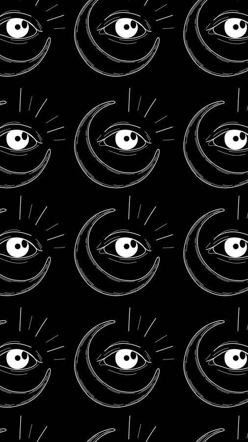 Mystical Eyes Gothic Phone Wallpaper