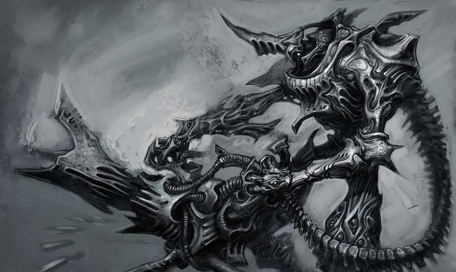 Mystifying Cool Demon Unleashed Wallpaper