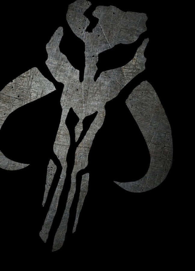 Mythosaur Symbol The Mandalorian Iphone Wallpaper